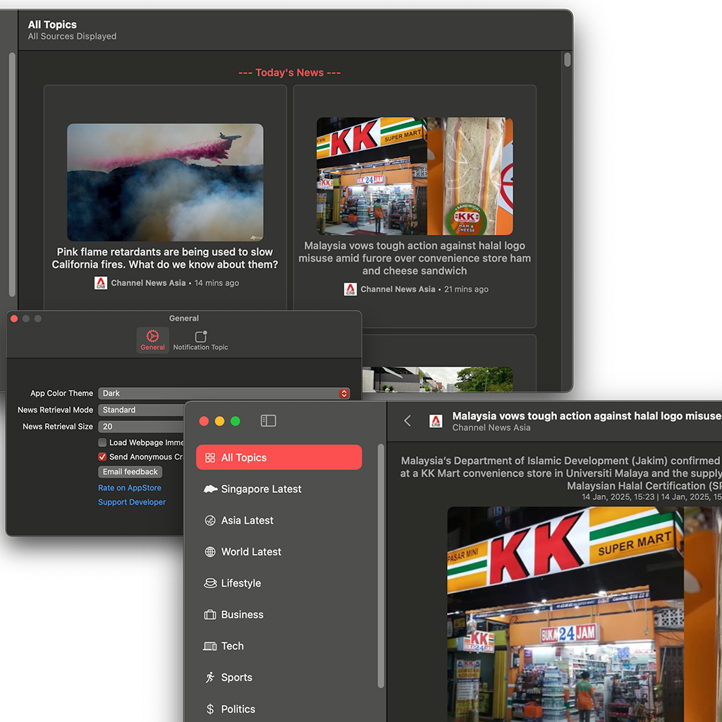 Merlion News desktop